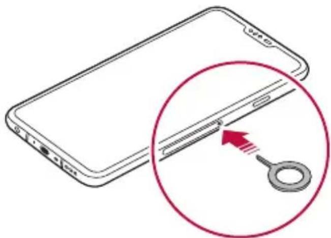 LG LMV500EM - Installazione della scheda SIM - 2