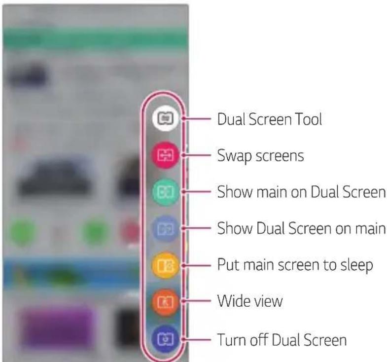 LG LMV500EM - Dual Screen Tool - 1
