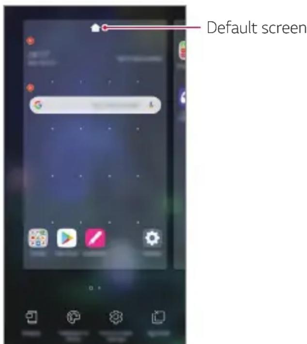 LG LMV500EM - Editing the Home screen - 1