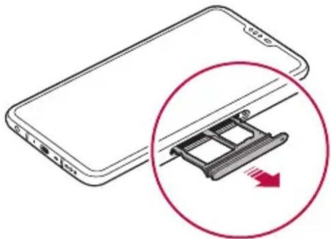 LG LMV500EM - Installation de la carte SIM - 3