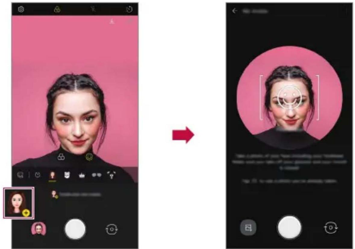 LG LMV500EM - Creazione di My Avatar - 1