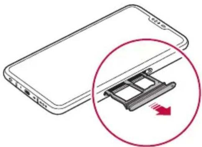 LG LMV500EM - Installazione della scheda SIM - 3