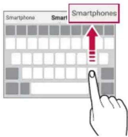 LG LMV500EM - Suggestion de mots - 2