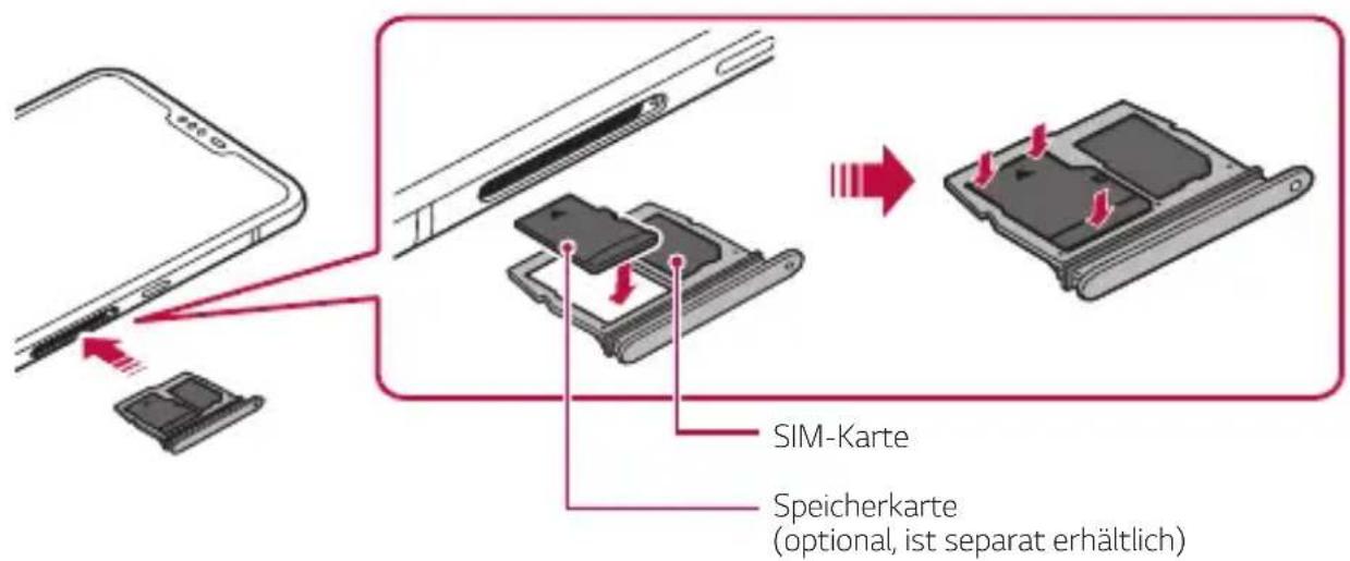 LG LMV500EM - Speicherkarte einsetzen - 1