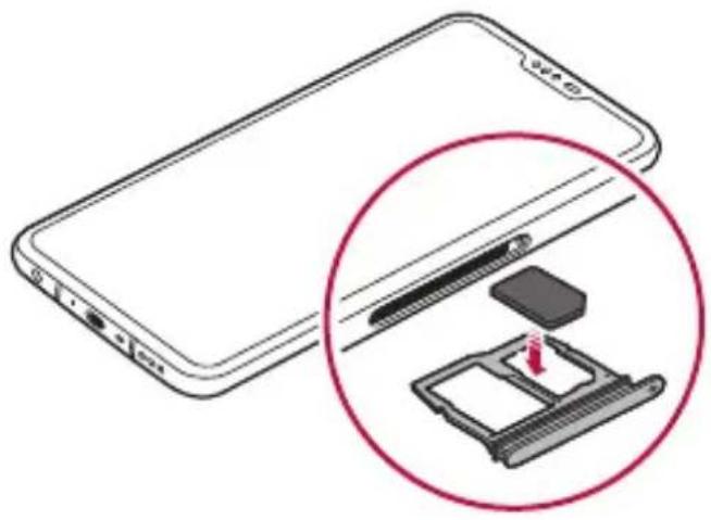 LG LMV500EM - SIM-Karte einlagen - 4