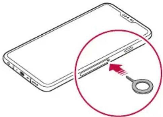 LG LMV500EM - Installation de la carte SIM - 2