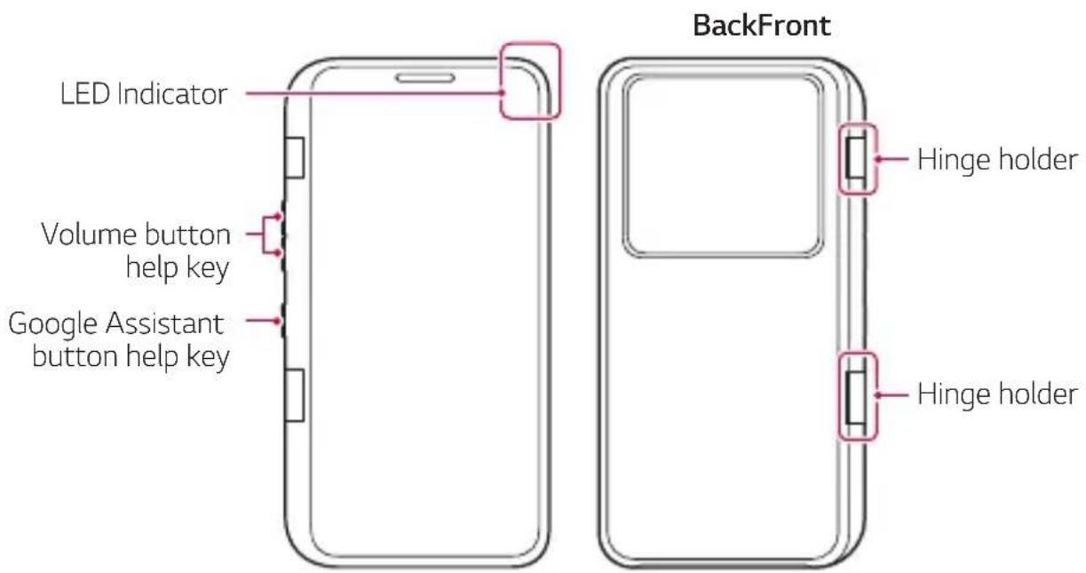 LG LMV500EM - Parts overview - 1