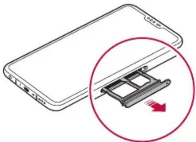 LG LMV500EM - De simkaart installeren - 3