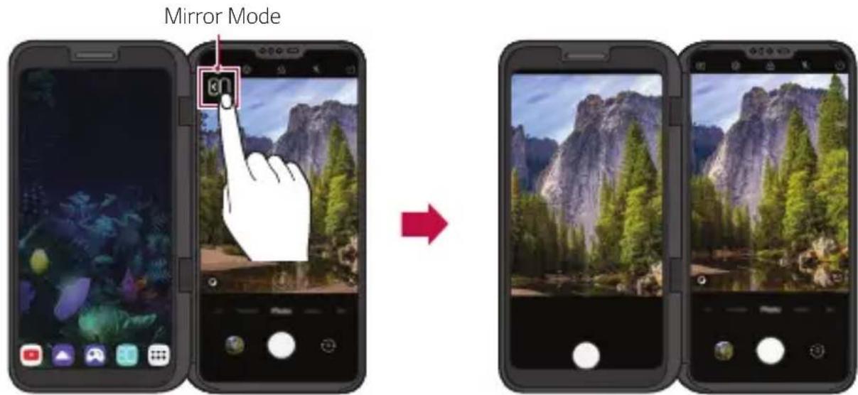 LG LMV500EM - Using Mirror Mode - 1