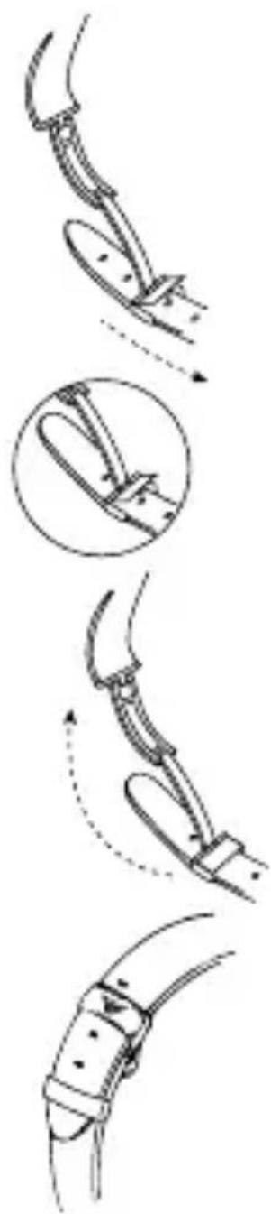 Armani AR2460 - ADJUSTING THE STRAP - 1