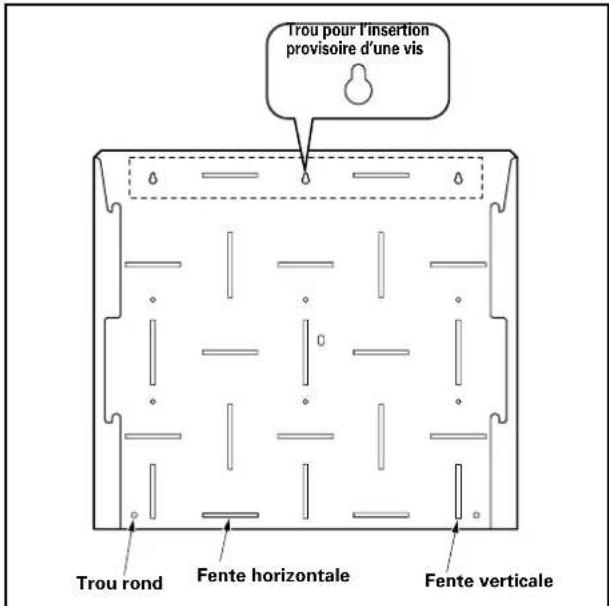 PIONEER BPDSPW - Accrochez au mur la plaque de métal du support mural. - 1