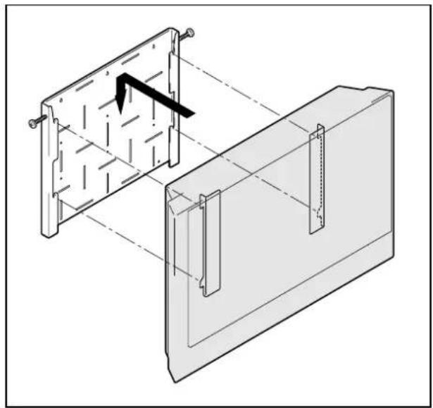 PIONEER BPDSPW - Attach the Digital Sound Projector to the metal fitting fixed to the wall. - 1