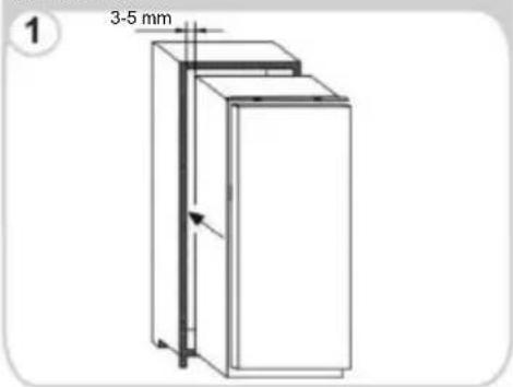ROSIERES RBFP 3683 - Instalacao no armario - 2