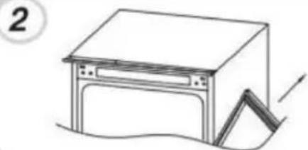 ROSIERES RBFP 3683 - Inverter a porta do aparelho - 2