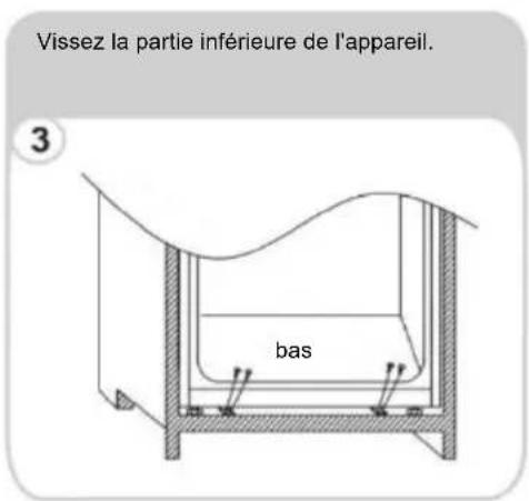 ROSIERES RBFP 3683 - Installation dans le meuble - 3