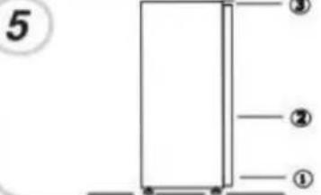 ROSIERES RBFP 3683 - Inverter a porta do aparelho - 5