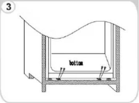 ROSIERES RBFP 3683 - Installation into the cabinet - 4