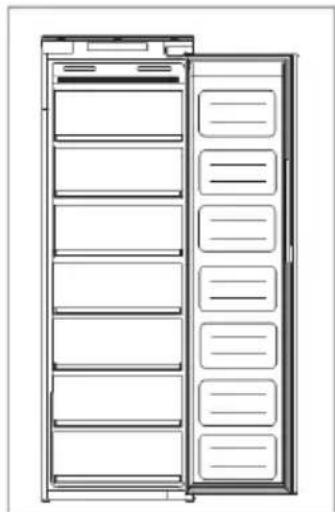 ROSIERES RBFP 3683 - Pantalla de ajuste de temperatura del refrigerador - 1