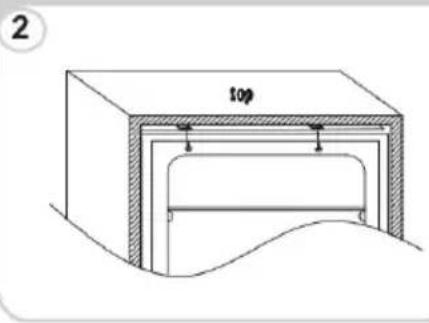 ROSIERES RBFP 3683 - Installation into the cabinet - 3