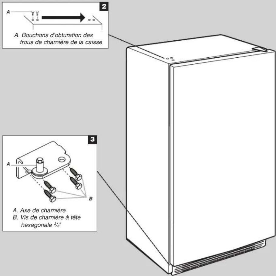 MAYTAG MZF34X16DW - Inversion du sens d'ouverture de la porte (facultatif) - 1