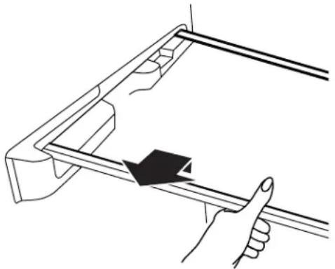 MAYTAG MZF34X16DW - Para quitar y volver a colocar un estante: - 1