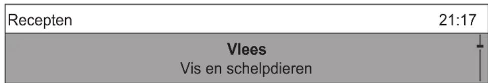 Pelgrim OVS624MAT - 'Recepten'-functie - 2
