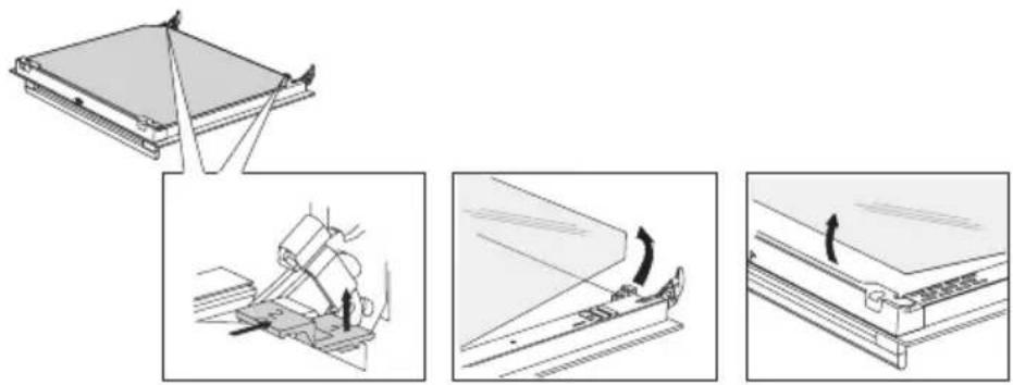 Pelgrim OVM436MAT - Removal and reinsertion of oven door glass - 1