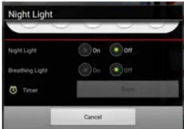 NUK Smart Control Multi 310 - Adjusting the night light - 2