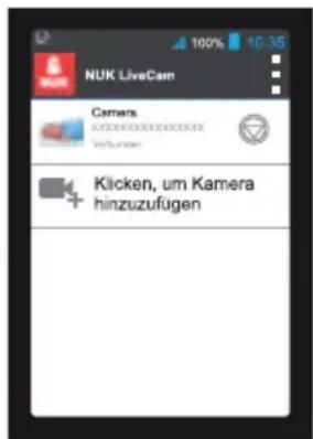 NUK Eco Smart Control 300 - App starten und Livebildetrachten - 2