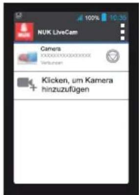 NUK Eco Smart Control 300 - Einstellen der Kamera - 1