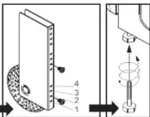ROSIERES RCG 6911 RB - Hohenverstellbare Fübe und Räder - 2