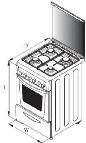 ROSIERES RCG 6911 RB - Gas Oven - 5