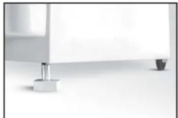 ROSIERES RCG 6911 RB - Piedini e ruote regolabilli - 3