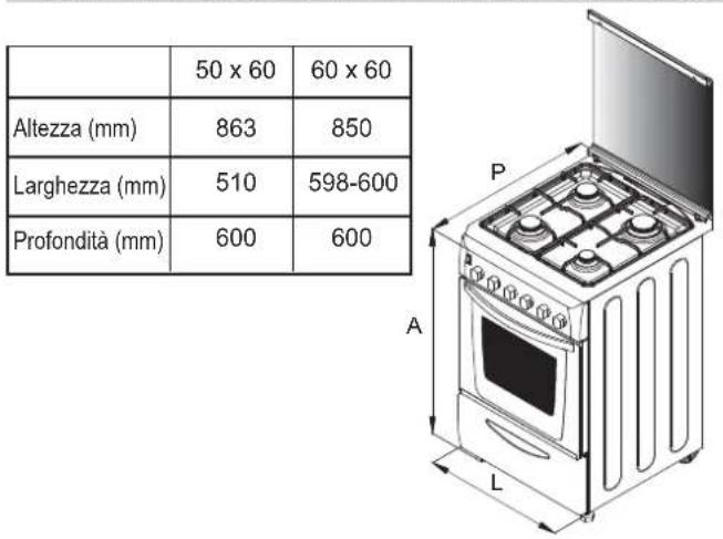 ROSIERES RCG 6911 RB - Forno a gas - 4