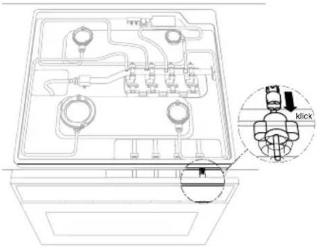 Pelgrim OST373RVS - Combination of oven 353/653 with Pelgrim cooker (see Figure 8) - 3