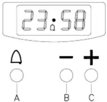 Pelgrim OST373RVS - Einstellen der Tageszeit (wenn zutreffend) - 1