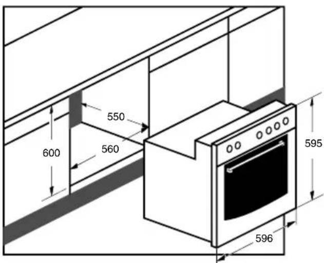 Pelgrim OST373RVS - Combinatie van de oven 353/653 een Pelgrim gaskookplaat (zie fig. 7) - 1