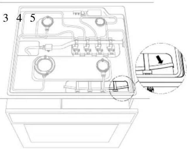 Pelgrim OST370RVS - Four 350 en combinaison avec une table de cuisson Pelgrim (ill. 5) - 2