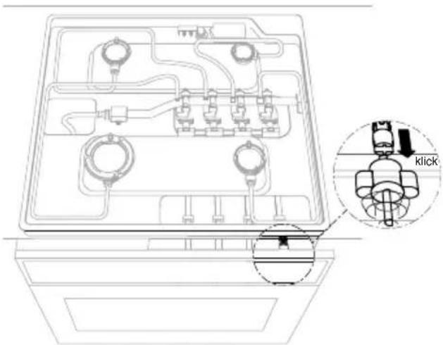 Pelgrim OST370RVS - Combination of oven 350 with Pelgrim cooker (see fig. 5) - 3