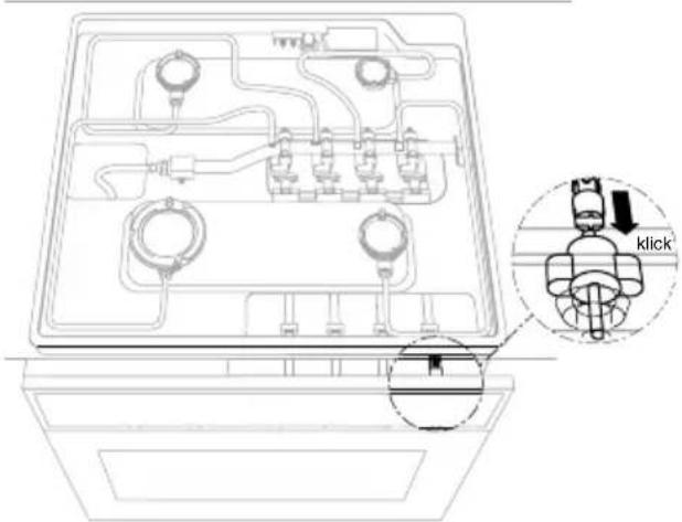 Pelgrim OST353ALU - Combination of oven 353/653 with Pelgrim cooker (see Figure 8) - 3