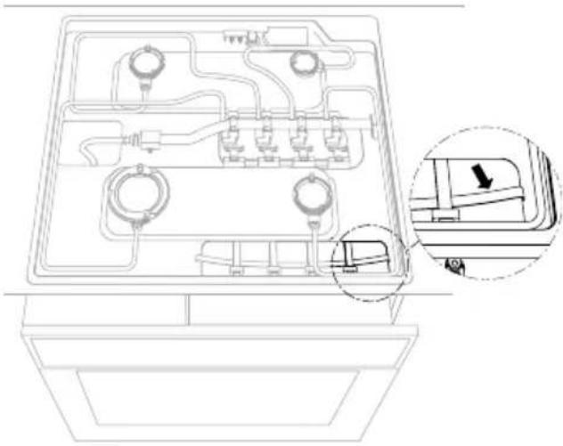 Pelgrim OST353ALU - Combination of oven 353/653 with Pelgrim cooker (see Figure 8) - 2