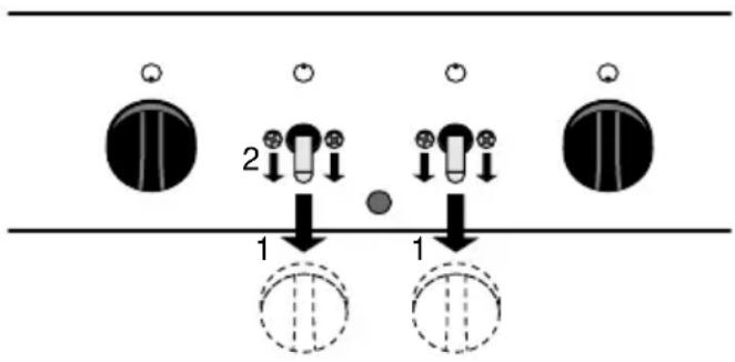 Pelgrim OST350RVS - Combinaison du four 350 avec la plaque de cuisson au gaz Pelgrim GKV106 - 1