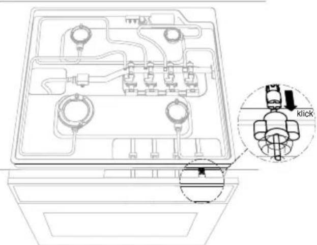 Pelgrim OST350RVS - Combination of oven 350 with Pelgrim cooker (see fig. 5) - 3