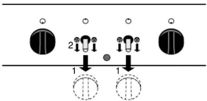 Pelgrim OST350RVS - Combination of the 350 oven with the Pelgrim GKV106 gas hob - 1