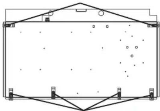Pelgrim GK595ONYA - Attachment points for mounting brackets (see 1^* ) - 5