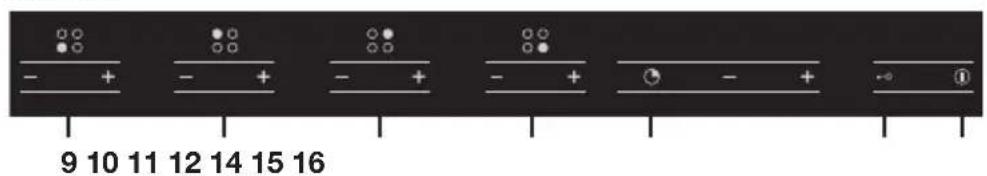 Pelgrim GK595ONYA - Bedieningspaneel - 1