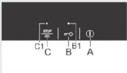 Pelgrim CKT845 - Activating the child lock - 1