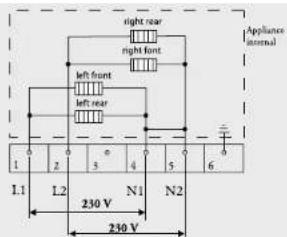 Pelgrim CKT755 - The appliance can be connected in the following ways: - 2