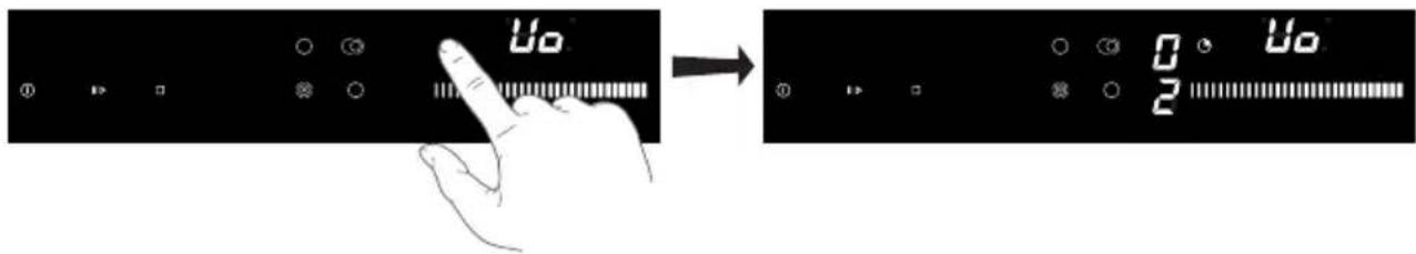 Pelgrim CK3084R - Lancez le menu des réglages : - 2