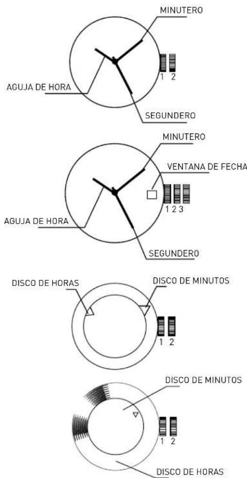 ADIDAS ADH2169 - AJUSTE DE LA HORA (DISCO DE 2 MANECILLAS) - 1